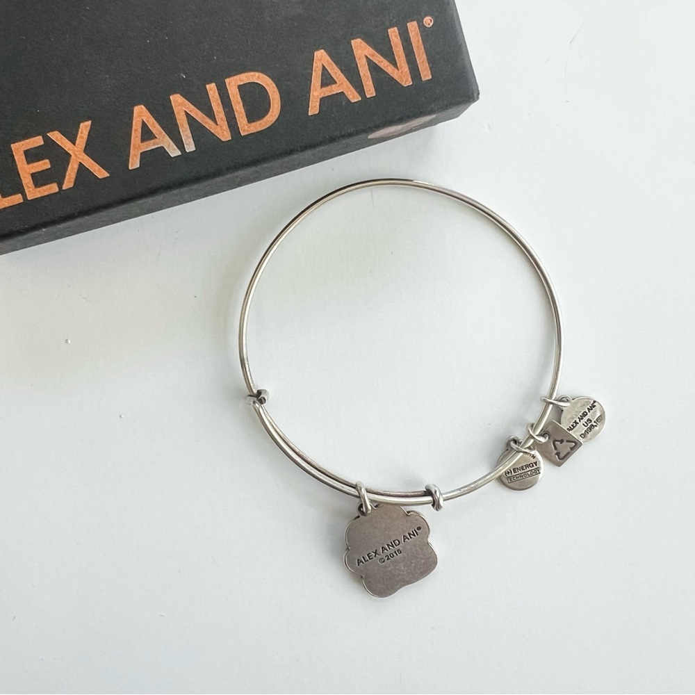 ALEX AND ANI Paw Charm Bangle Bracelet - Picture 3 of 3